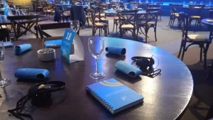 Imagem de vĂĄrios acessĂłrios do evento Ball do Brasil