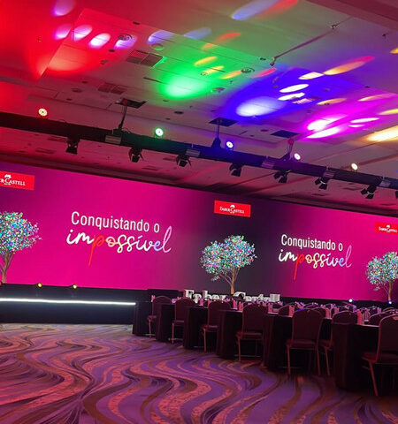 área do evento realizado pela Faber-Castell